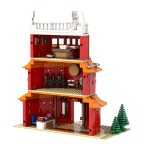 Miniature building creative building block set