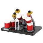 Drum-themed building block set for children