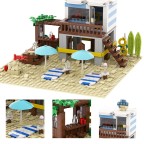 Surfer's Beach Hut Building Blocks