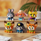 Intelligent and fun miniature cartoon building blocks