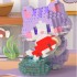 Cute mini-bead DIY building block assembly set