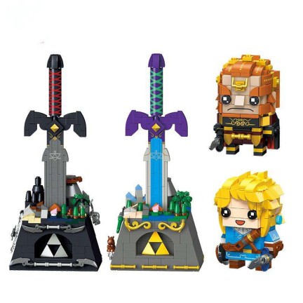 Anime character building blocks