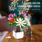 Chrysanthemum potted plant building block set
