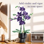 Purple Charming Orchid Ceramic Building Blocks