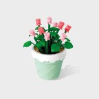 Tulip-shaped creative building blocks