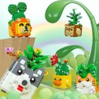 Succulent Cactus Diamond Building Blocks
