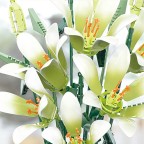 Pure White Lily Eternal Flower Bouquet Building Blocks