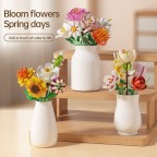 Elegant retro-style building block toys