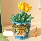 Green Landscape Bonsai Building Block Model Set