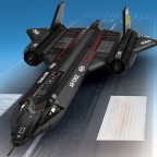 Military fighter jet building blocks