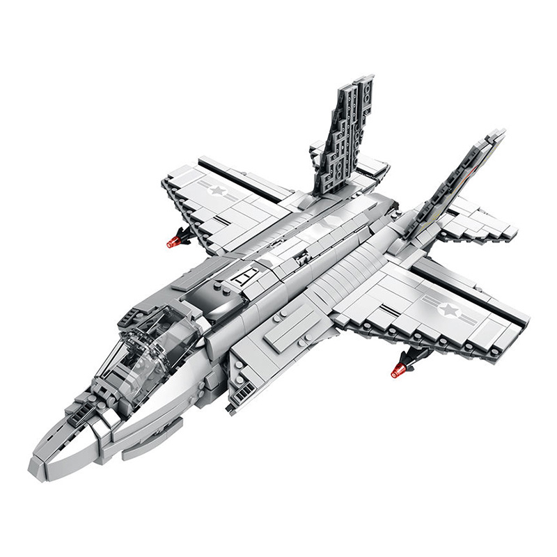 Stealth Fighter Jet Building Blocks