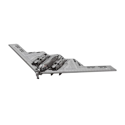 DIY building blocks for military bomber aircraft