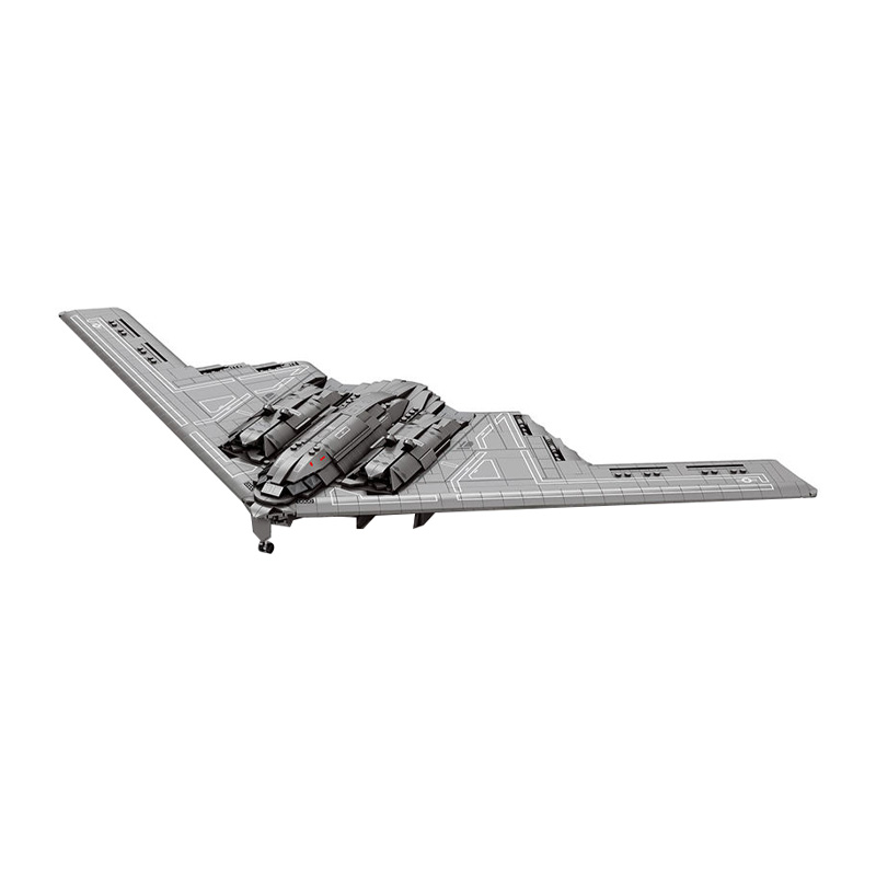 DIY building blocks for military bomber aircraft