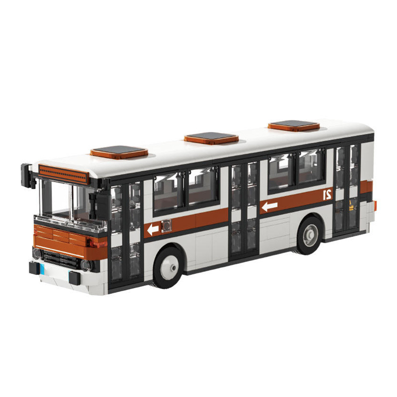 Retro-style classic car building block set